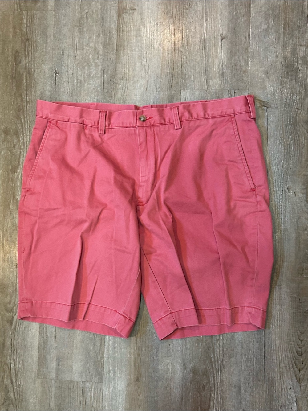 Polo Ralph Lauren Mens Chino Classic Fit 9” Shorts Salmon Pink Size 38